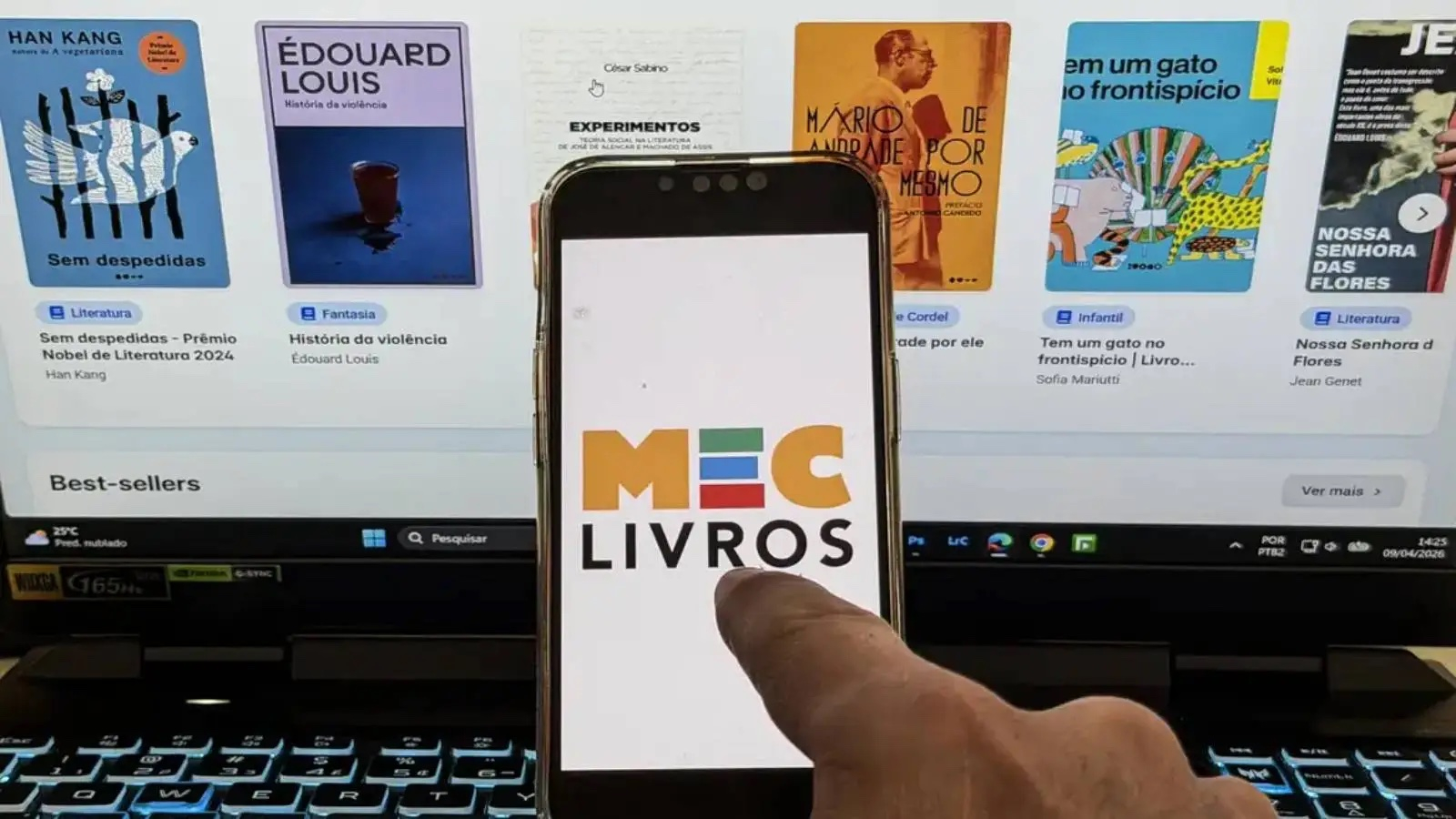 MEC Livros terá acervo ampliado para 25 mil obras